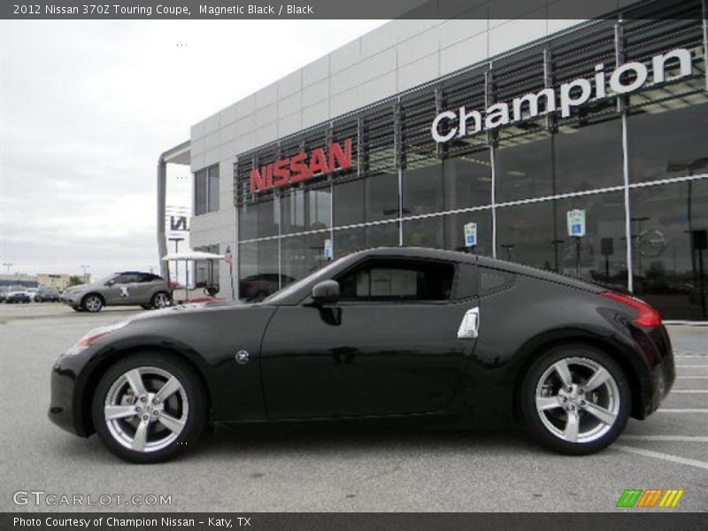 Magnetic Black / Black 2012 Nissan 370Z Touring Coupe