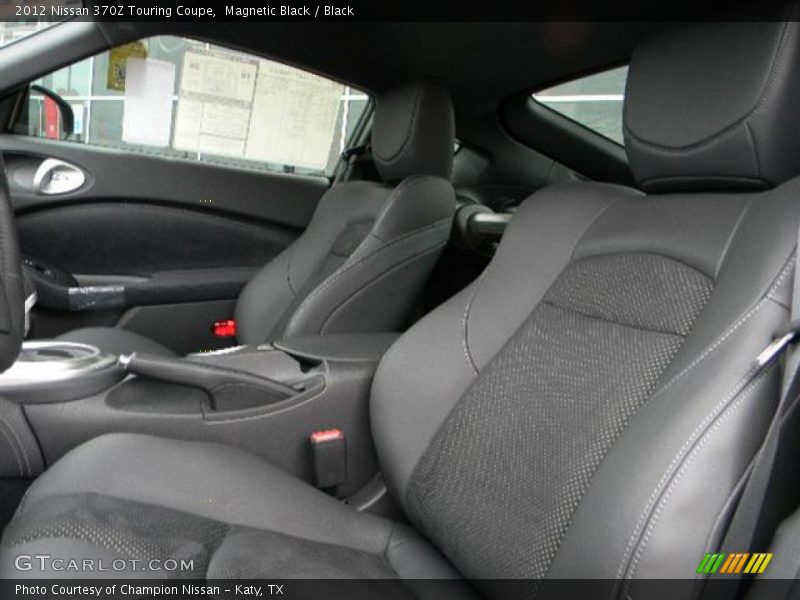 Magnetic Black / Black 2012 Nissan 370Z Touring Coupe