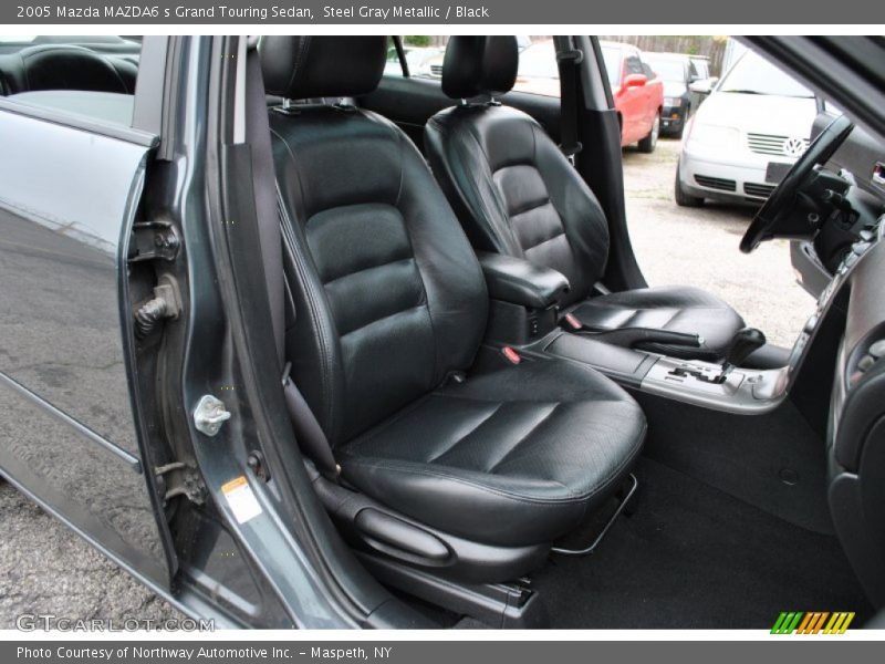 Steel Gray Metallic / Black 2005 Mazda MAZDA6 s Grand Touring Sedan