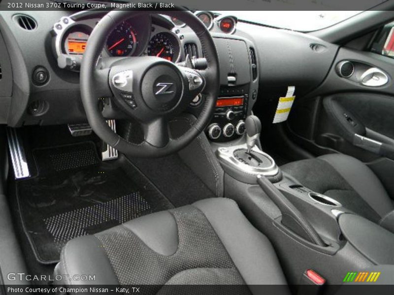  2012 370Z Touring Coupe Black Interior