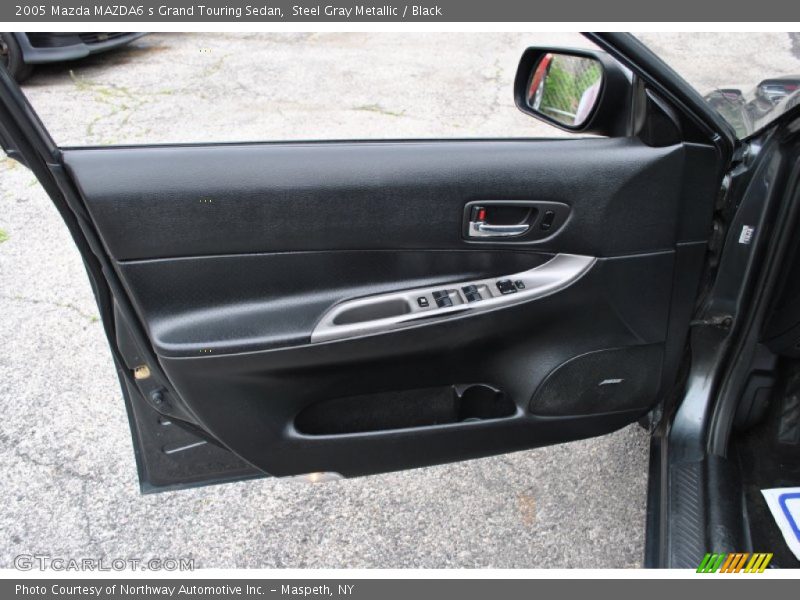 Steel Gray Metallic / Black 2005 Mazda MAZDA6 s Grand Touring Sedan