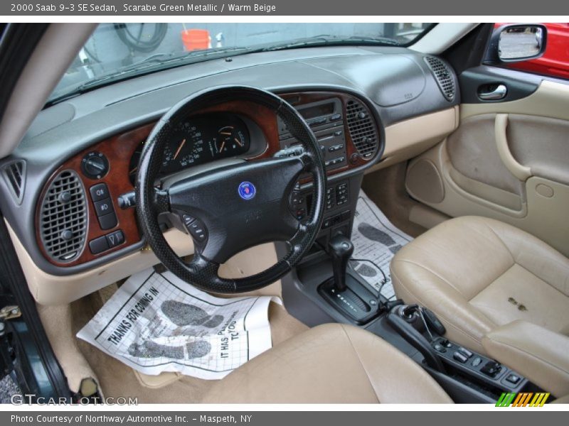  2000 9-3 SE Sedan Warm Beige Interior