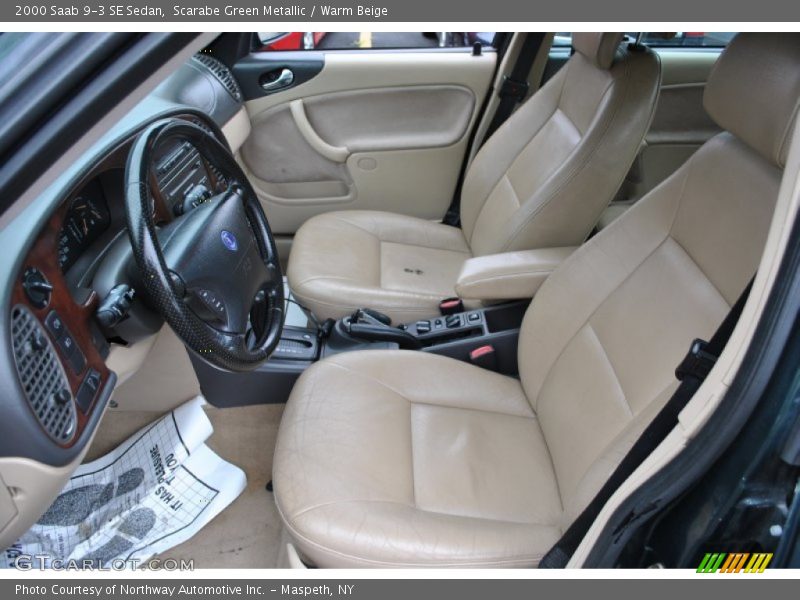  2000 9-3 SE Sedan Warm Beige Interior