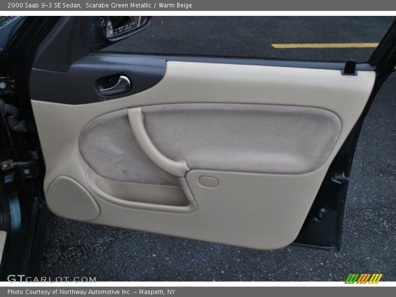 Door Panel of 2000 9-3 SE Sedan