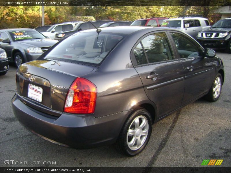 Ebony Black / Gray 2006 Kia Amanti