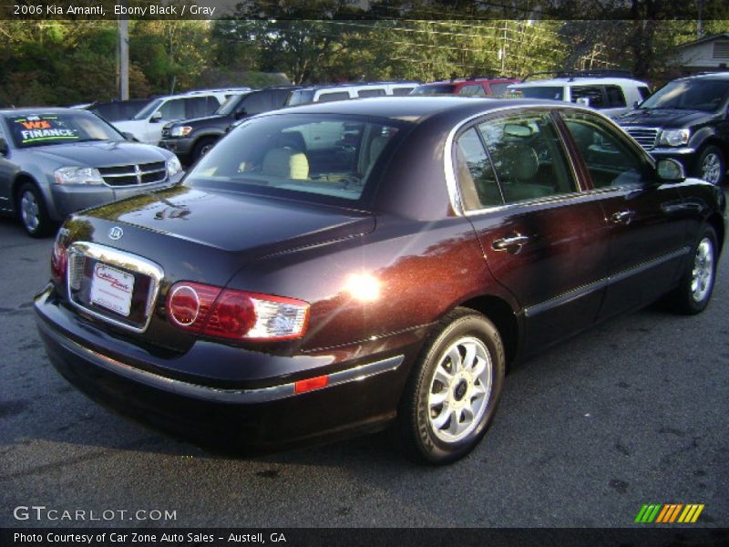 Ebony Black / Gray 2006 Kia Amanti