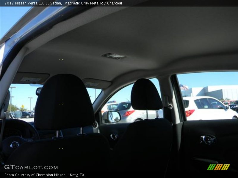 Magnetic Gray Metallic / Charcoal 2012 Nissan Versa 1.6 SL Sedan