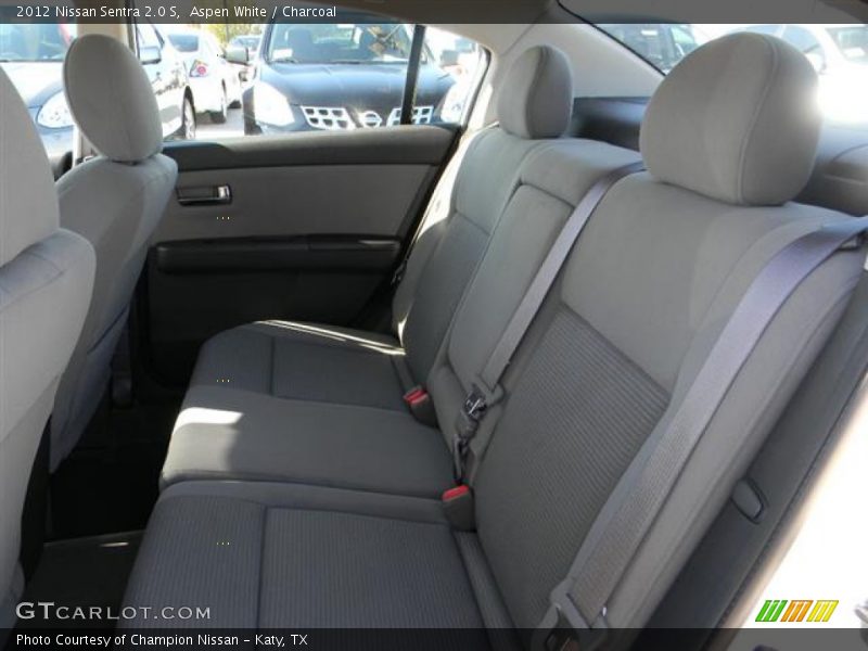 Aspen White / Charcoal 2012 Nissan Sentra 2.0 S