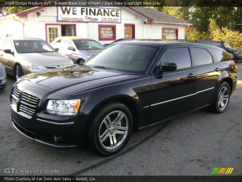 Brilliant Black Crystal Pearl / Dark Slate Gray/Light Slate Gray 2008 Dodge Magnum R/T