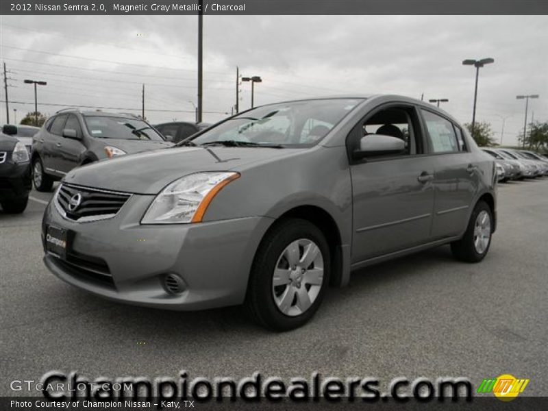 Magnetic Gray Metallic / Charcoal 2012 Nissan Sentra 2.0