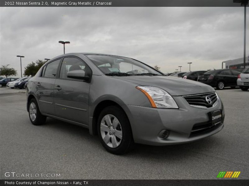 Magnetic Gray Metallic / Charcoal 2012 Nissan Sentra 2.0