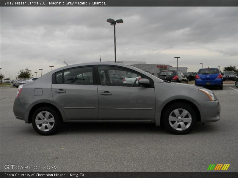 Magnetic Gray Metallic / Charcoal 2012 Nissan Sentra 2.0
