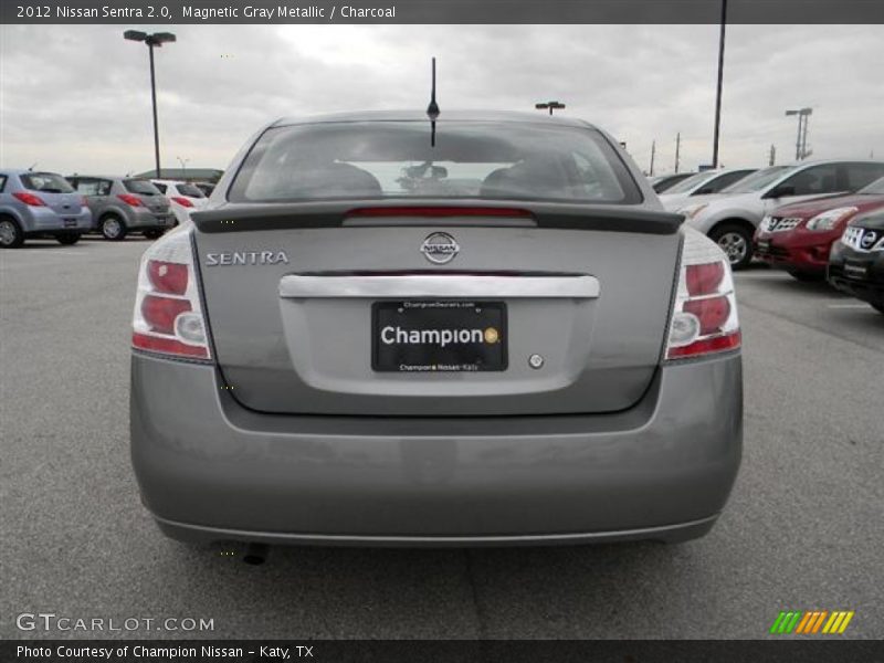 Magnetic Gray Metallic / Charcoal 2012 Nissan Sentra 2.0