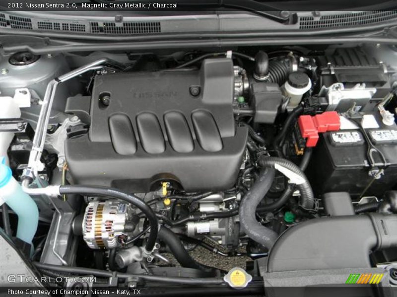 Magnetic Gray Metallic / Charcoal 2012 Nissan Sentra 2.0
