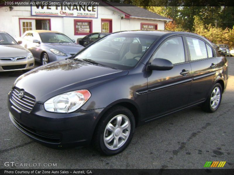 Charcoal Gray / Gray 2006 Hyundai Accent GLS Sedan