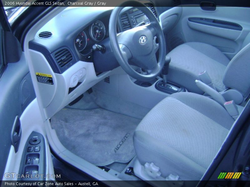 Charcoal Gray / Gray 2006 Hyundai Accent GLS Sedan