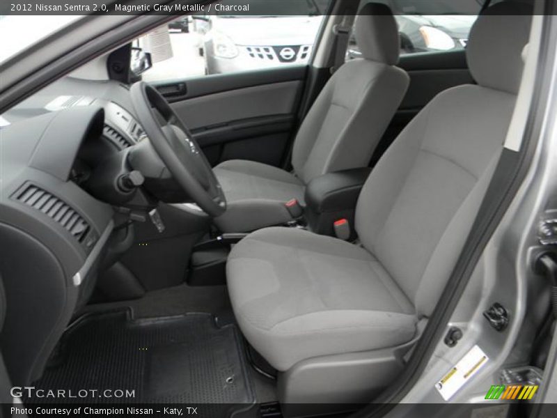 Magnetic Gray Metallic / Charcoal 2012 Nissan Sentra 2.0