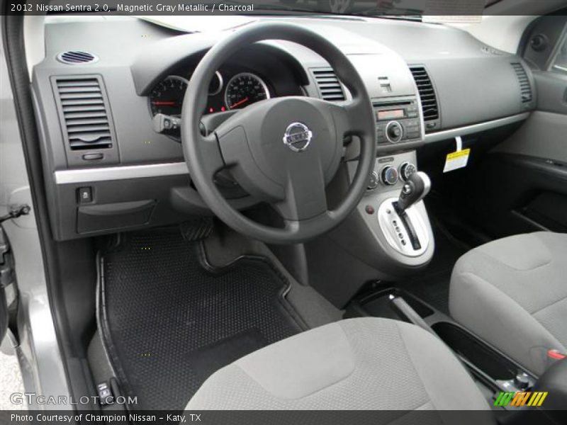 Magnetic Gray Metallic / Charcoal 2012 Nissan Sentra 2.0