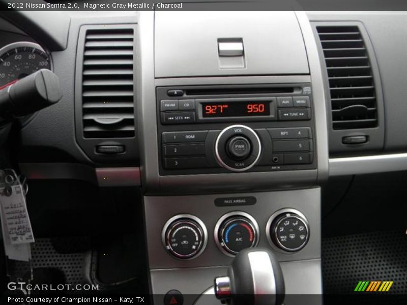 Magnetic Gray Metallic / Charcoal 2012 Nissan Sentra 2.0
