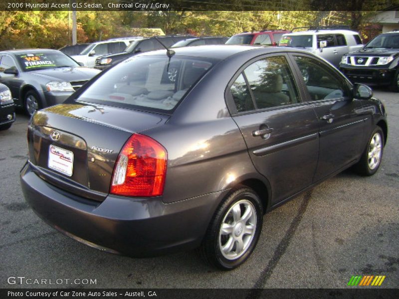 Charcoal Gray / Gray 2006 Hyundai Accent GLS Sedan