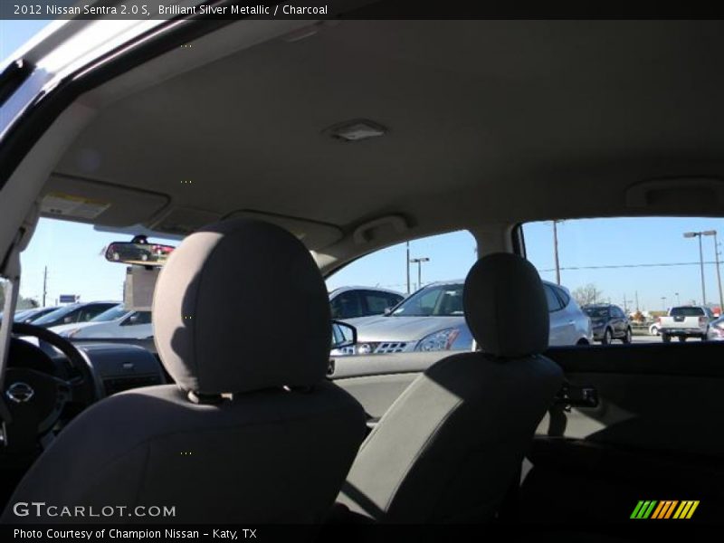 Brilliant Silver Metallic / Charcoal 2012 Nissan Sentra 2.0 S