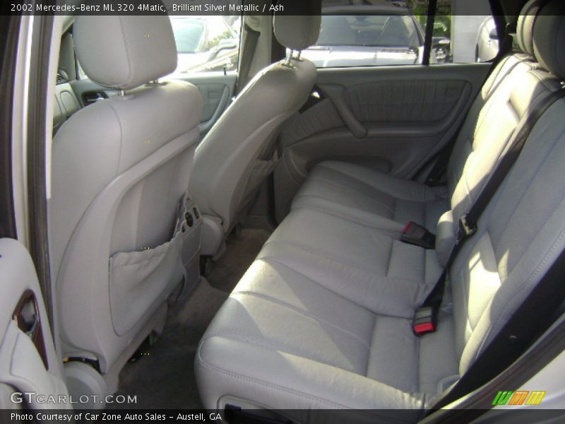 Brilliant Silver Metallic / Ash 2002 Mercedes-Benz ML 320 4Matic