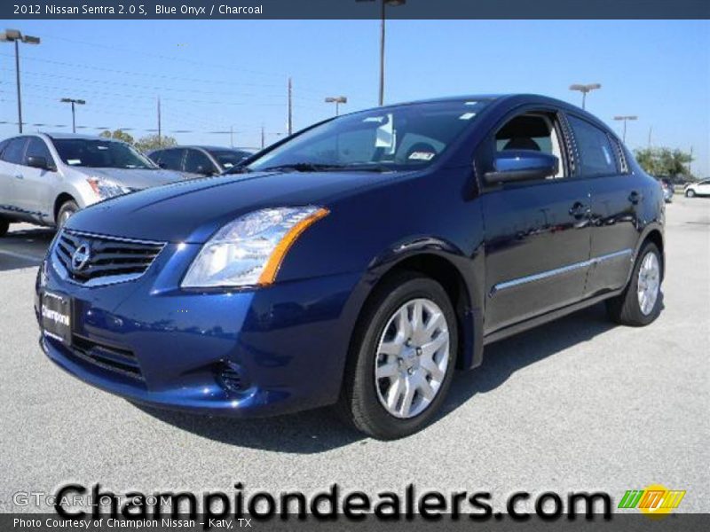 Blue Onyx / Charcoal 2012 Nissan Sentra 2.0 S