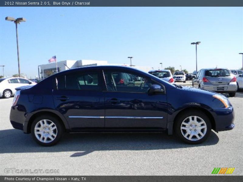 Blue Onyx / Charcoal 2012 Nissan Sentra 2.0 S