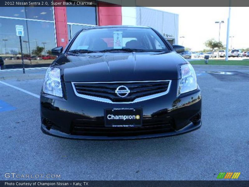 Super Black / Charcoal 2012 Nissan Sentra 2.0