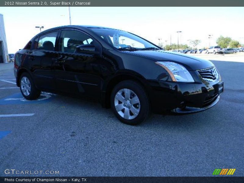 Super Black / Charcoal 2012 Nissan Sentra 2.0