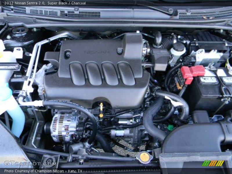 Super Black / Charcoal 2012 Nissan Sentra 2.0
