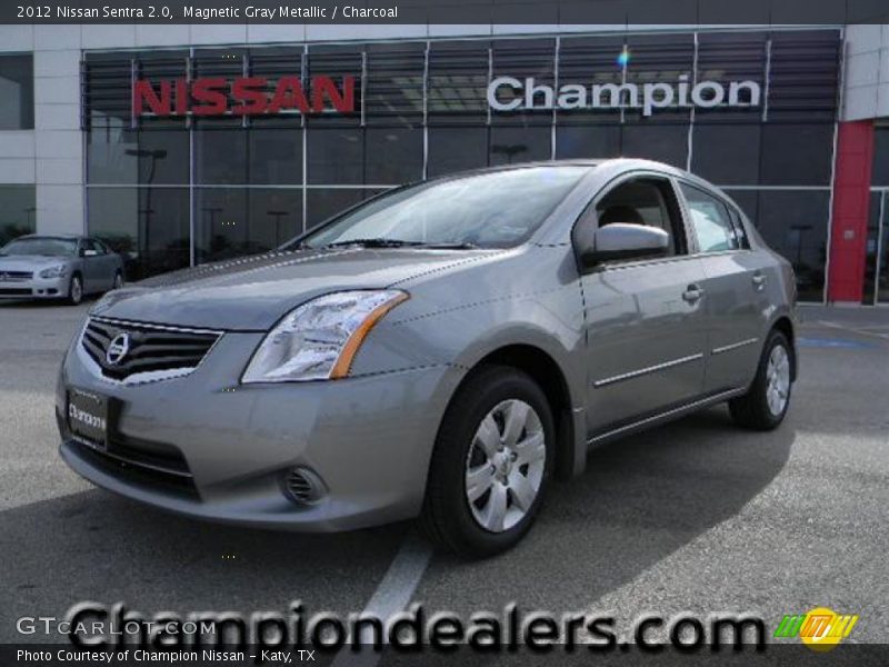 Magnetic Gray Metallic / Charcoal 2012 Nissan Sentra 2.0