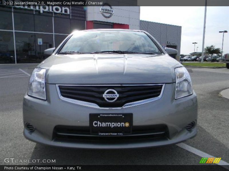 Magnetic Gray Metallic / Charcoal 2012 Nissan Sentra 2.0