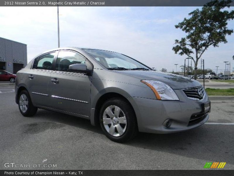 Magnetic Gray Metallic / Charcoal 2012 Nissan Sentra 2.0