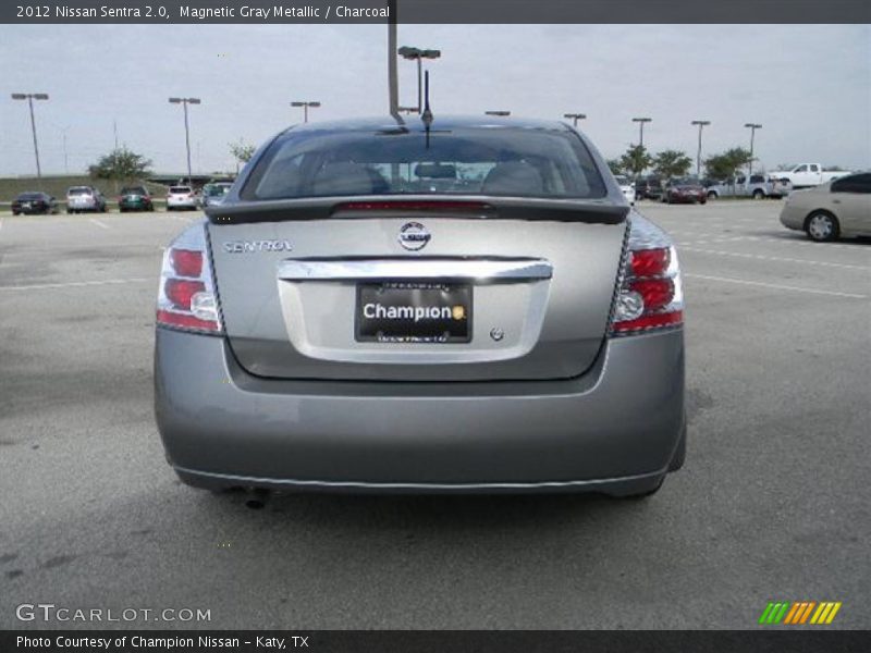 Magnetic Gray Metallic / Charcoal 2012 Nissan Sentra 2.0