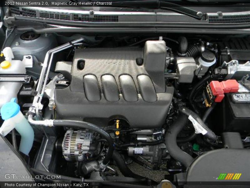 Magnetic Gray Metallic / Charcoal 2012 Nissan Sentra 2.0