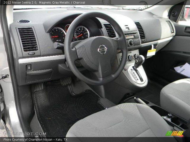 Magnetic Gray Metallic / Charcoal 2012 Nissan Sentra 2.0