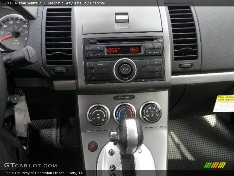 Magnetic Gray Metallic / Charcoal 2012 Nissan Sentra 2.0