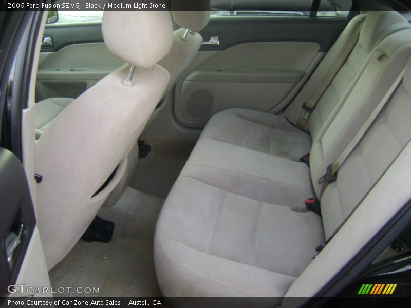Black / Medium Light Stone 2006 Ford Fusion SE V6