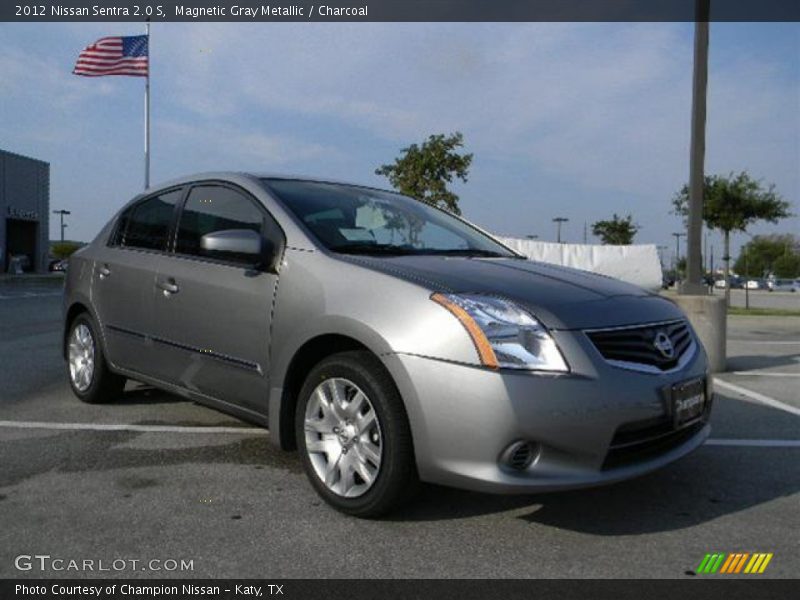 Magnetic Gray Metallic / Charcoal 2012 Nissan Sentra 2.0 S