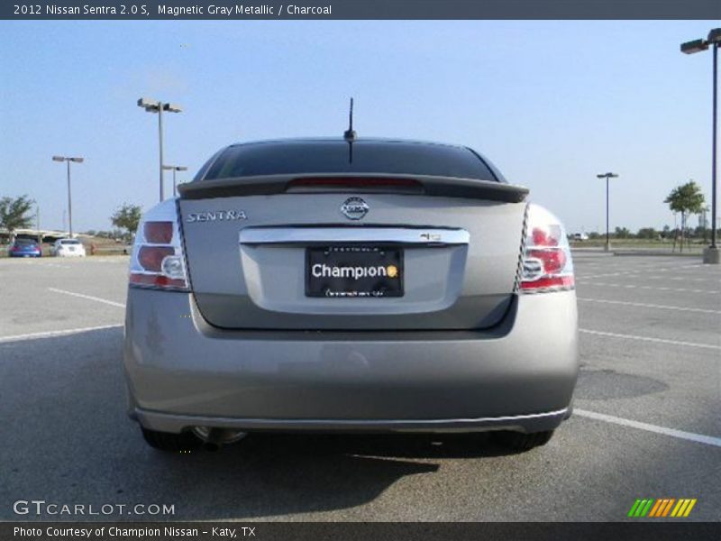 Magnetic Gray Metallic / Charcoal 2012 Nissan Sentra 2.0 S