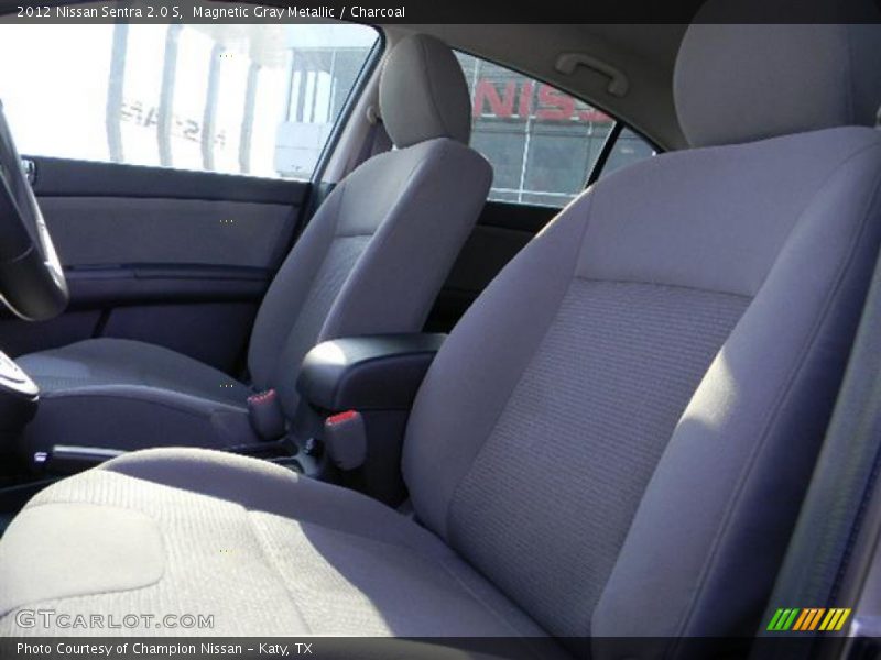 Magnetic Gray Metallic / Charcoal 2012 Nissan Sentra 2.0 S