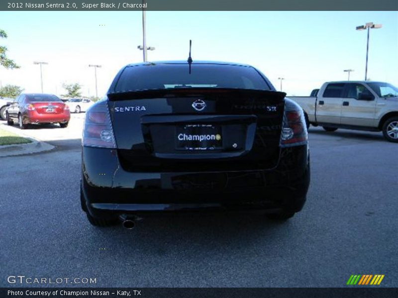 Super Black / Charcoal 2012 Nissan Sentra 2.0