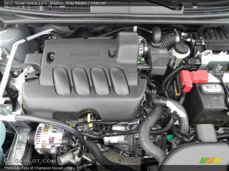 Magnetic Gray Metallic / Charcoal 2012 Nissan Sentra 2.0 S