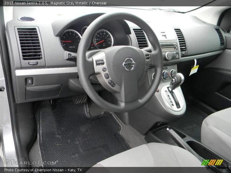 Magnetic Gray Metallic / Charcoal 2012 Nissan Sentra 2.0 S