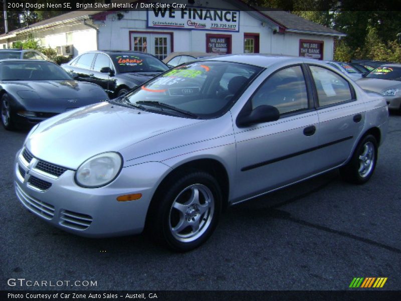 Bright Silver Metallic / Dark Slate Gray 2004 Dodge Neon SE
