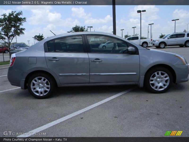 Magnetic Gray Metallic / Charcoal 2012 Nissan Sentra 2.0 S