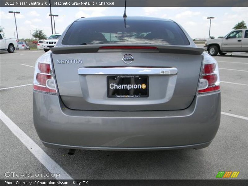 Magnetic Gray Metallic / Charcoal 2012 Nissan Sentra 2.0 S