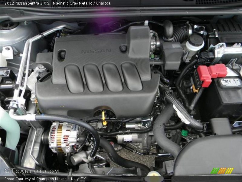 Magnetic Gray Metallic / Charcoal 2012 Nissan Sentra 2.0 S