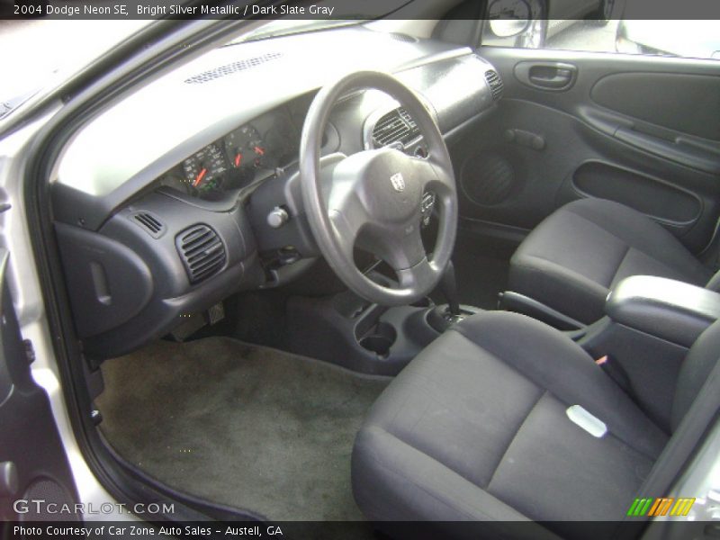 Bright Silver Metallic / Dark Slate Gray 2004 Dodge Neon SE